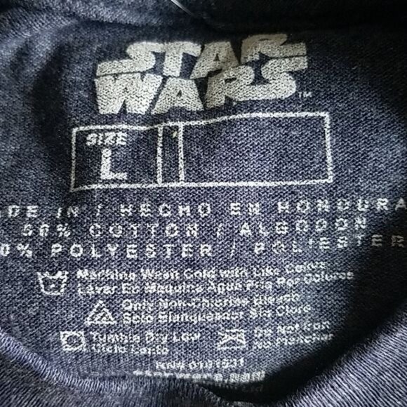 Star Wars T Shirt Tee Luke Leia Han Darth Vader A New Hope Episode IV Men's LG - Picture 6 of 8
